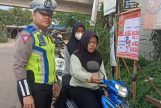 Satlantas Polres Banyuasin Atasi Kemacetan dan Tertibkan Pelanggar di Simpang OPI