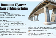 Solusi Konflik Kereta Api dan Lalu Lintas Kendaraan, Percepat Pembangunan 5 Flyover di Muara Enim