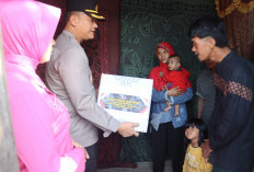 Door to Door, Polres Prabumulih Salurkan Bantuan Sembako ke Rumah Warga Kurang Mampu