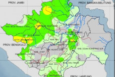 Prakiraan Cuaca BMKG. Hujan Disertai Petir dan Angin Kencang Mewarnai Malam di Sumsel