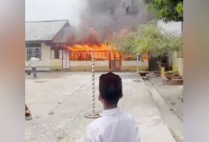 Ketenangan Santri Belajar, Dibuat Panik Suara Teriakan Kebakaran