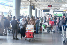 Arus Balik Lebaran di Bandara Internasional SMB II Mulai Terjadi Lonjakan, Ini Jumlahnya