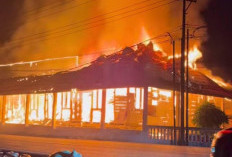 Bangunan Bersejarah Era Belanda di Tanjung Raja Ogan Ilir Musnah Terbakar, Kini Rata dengan Tanah