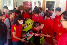 Puncak Perayaan Imlek 2576 Khongzili di Pusdiklat Budhayana Sriwijaya, Umat Buddha Palembang Bersukacita