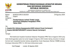 Halo! Semua Daerah Bersiaplah, 30 Agustus Penyerahan  SK Penetapan Kebutuhan PPPK 2024