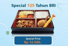 BRI dan HokBen Rayakan 125 Tahun dengan Promo Bento Istimewa