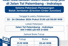 Jalan Tol Palembang-Indralaya, Erection Girder dan Sistem Buka-Tutup Mulai 22 Oktober!