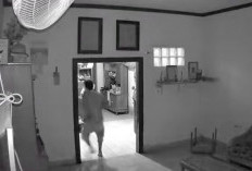 Pembobol Rumah Sadar Kamera CCTV, Berusaha Tutupi Wajahnya, Ini Hasil Curiannya