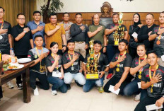 Raih 10 Medali, Polda Sumsel Kontingen Terfavorit Kejuaraan Pencak Silat Sumatera Championship 2024