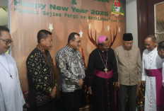 Open House Natal Wisma Keuskupan Palembang: Harmoni Kehangatan, Kedamaian, dan Persaudaraan Sejati