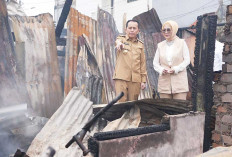 Kebakaran Lr Mangga Ludeskan 9 Rumah, Pj Gubernur Agus Fatoni Langsung Tinjau dan Beri Bantuan