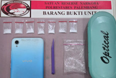 Dua Pengedar Sabu Dibekuk dalam Semalam di Palembang, Satu Pelaku Asal Jawa Timur