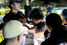 Apes, Sadar Bawa Sajam Tapi Keburu Terjebak Polisi Razia di Jalan