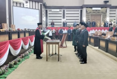 Empat Pimpinan DPRD OKI Resmi Dilantik dan Janji untuk Membangun Kabupaten