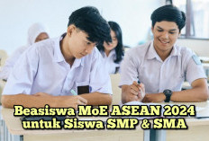 Ayo Daftar! Beasiswa MoE ASEAN 2024 Telah Dibuka Bagi Siswa SMP dan SMA, Ini Syarat dan Benefitnya