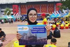 Sumeks Musi Run VI: Race Day Perdana, Luvi Yanti Raih Hadiah Umrah