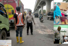 Ibu Terlindas, Anak Hanya Luka Lecet Terjatuh Diserempet, Sopir Truk Molen Kabur