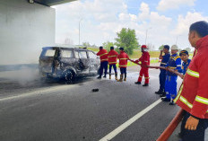 Ambulans Tiba-Tiba Terbakar, Tol Palindra Alihkan Jalur Sementara