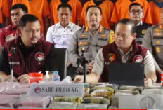 Polrestabes Palembang Ungkap 144 kg Sabu dan 41 Ribu Ekstasi, Gembong Dilindungi Gangster Thailand