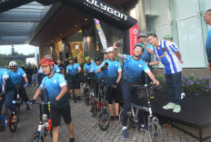 SE54K Guncang Palembang, 300 Peserta Gowes Lintas Daerah dan Negara Semarakkan Sepeda Lipat 54 KM