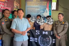 Satpol PP Muba Gagalkan Tawuran Brutal Pelajar di Sekayu, Senjata Tajam Disita!