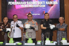 Polres Muba Blender Hampir 3 Kg Sabu, Kapolres Tegaskan Komitmen Perangi Narkoba