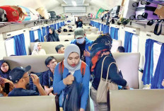 Luar Biasa, Baru Dua Pekan Liburan Sekolah Sudah 56 Ribu Tiket KA Terjual, Ini Target PT KAI Divre III Palemba
