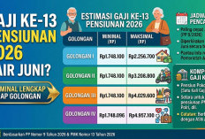Gaji ke-13 Pensiunan 2026 Cair Juni? Ini Bocoran Nominal Lengkap Tiap Golongan