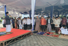 Ribuan Takbir Menggema! Ratusan Jemaah Padati Kantor Bupati Empat Lawang Saat Salat Iduladha 1447 H