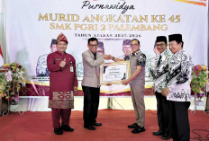   SMK PGRI 2 Palembang Gelar Purnawidya Angkatan Ke-45, Lepas 414 Siswa