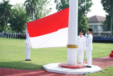 Peringatan Hari Pahlawan di OKI Dihadiri Upacara dan Ziarah di Taman Makam Kusuma Bangsa