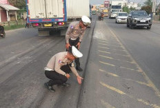 Bergelombang Seperti Ombak, Jalintim Palembang–Betung Ancam Keselamatan Pengendara