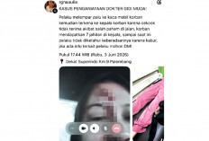  Palu ’Terbang’ Pecahkan Kaca Mobil Hantam Kening Dokter Muda, Dapat 7 Jahitan, Buntut Masalah Berlalu Lintas