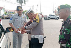 Tim Gabungan Gelar Razia di Simpang Lima Pendopo, PALI Ini Dia Sasarannya