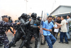 Lanal Palembang Unjuk Kesiapsiagaan, Simulasi ISPS Code Hidupkan Skenario Darurat di Boom Baru