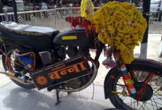 Kisah Misteri Dunia. Sepeda Motor Kuno Jadi Dewa di India, Kisah Unik di Rajasthan