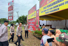 Jabat Kapolres Prabumulih, AKBP Endro Langsung Pimpin Apel Pasukan Operasi Lilin Musi 2023