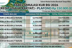 KUR BSI 2026: Modal Usaha Rp150 Juta Kini Lebih Ringan, Cicilan Mulai Rp2 Jutaan