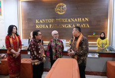 Wamen Ossy Tinjau Kantah Kota Palangkaraya: Ingin Layanan Pertanahan Semakin Memudahkan Masyarakat