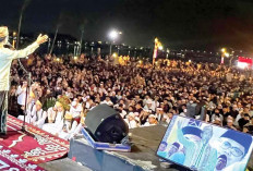 UAS Bius Ribuan Umat Muslim di BKB, Tasyakuran 100 Hari RDPS Pimpin Palembang