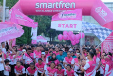 Ratusan Warga Palembang Antusias Ikuti Road to Smartfren Run 2024