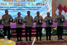 Polres Prabumulih Raih Juara pelaksanaan Rapat Kerja Teknis (Rakernis) Fungsi Sumber Daya Manusia (SDM) Polri