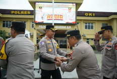 Gelar Halal Bihalal, Kapolres OKI Tekankan Jaga Profesionalisme dan Integritas 
