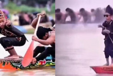 DARI SUNGAI KE DUNIA: Tarian Pacu Dayung Tembus Lapangan Sepak Bola Internasional