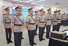 Kapolrestabes Palembang Pimpin Sertijab PjU dan Kapolsek, Ini Pesannya 