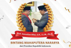 Wali Kota Lubuk Linggau Ucapkan Selamat Prof Dr Amzulian Rifai Atas Dianugerahi Bintang Mahaputera Nararya