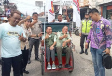 Diarak Pakai Becak, Ratu Dewa Dengar Keluh Kesah Warga dan Pedagang Soal Jalan Rusak