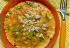Olahan Omelete Ayam dan Sayur, Cocok buat Menambah Nafsu Makan Anak