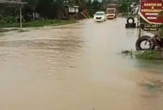 Minim Drainase Hujan Satu Malam Bikin Talang Ubi PALI Terendam Banjir Besar Mendadak