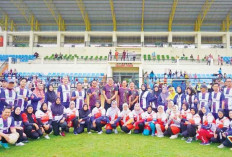 Wujud Sinergi Membangun Kota, Pertandingan Sepak Bola Persahabatan Pemkot dan DPRD Prabumulih